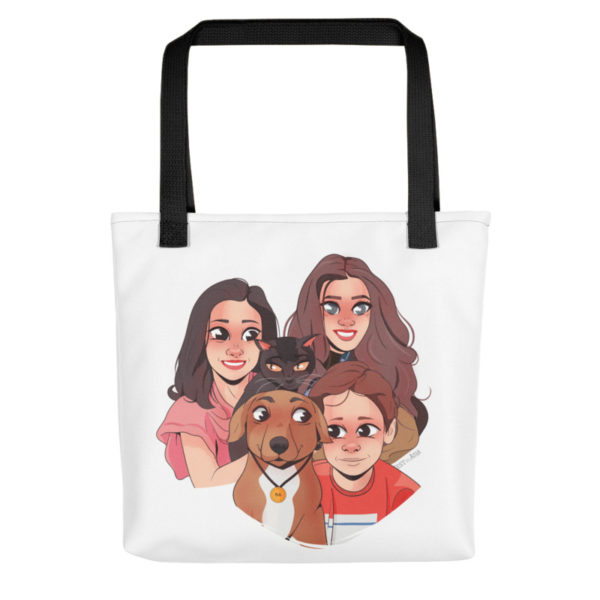 Portrait 5 Faces Bag