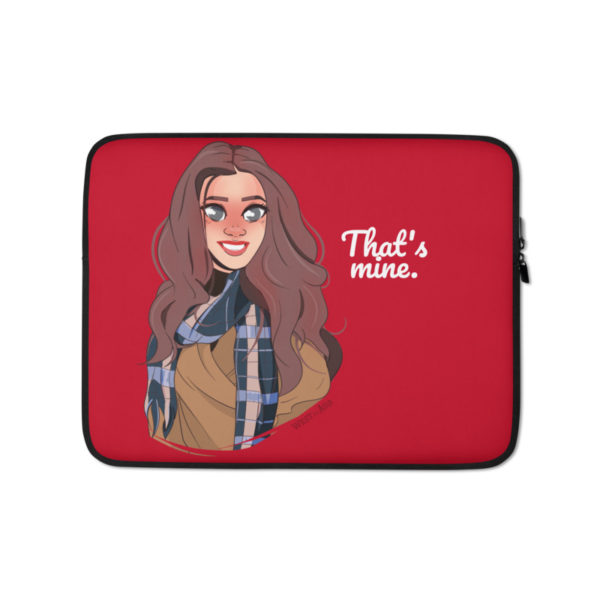 Portrait 1 Face Laptop Case