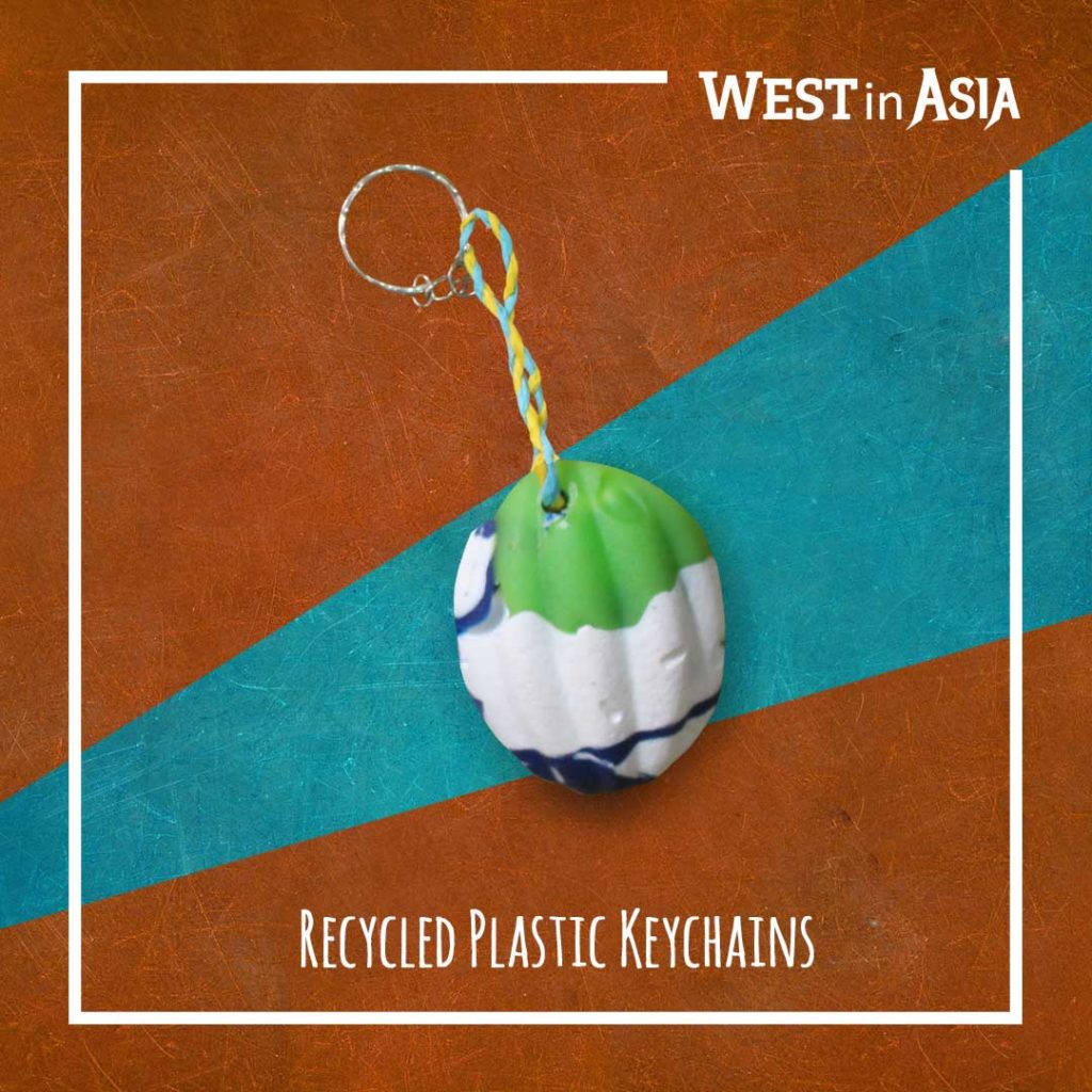 Recycling plastic DIY Keychain 6