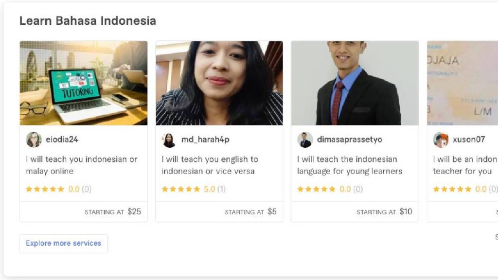 Learn basic bahasa Indonesia - Fiverr